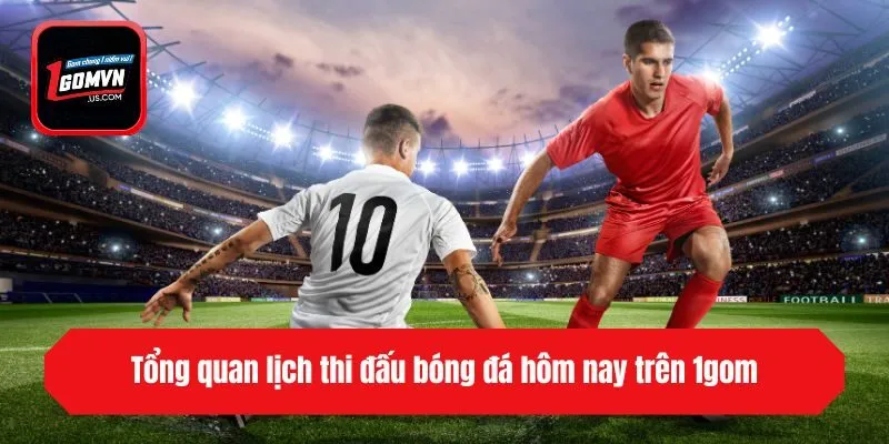 Tổng quan lịch thi đấu bóng đá hôm nay trên 1gom